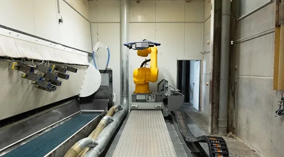 solid frezen robot